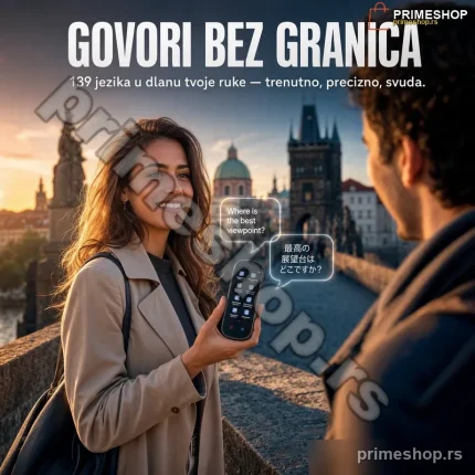 Prenosivi AI Prevodilac – 139 Jezika, HD Ekran i Kamera