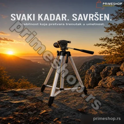 Stativ Tripod 330A 1.5m — Držač za Mobilni i Foto Aparat