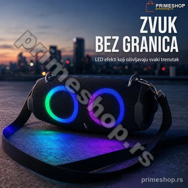 Bluetooth Zvučnik XTRMM LED 4 – 10W, FM Radio, USB i Micro SD