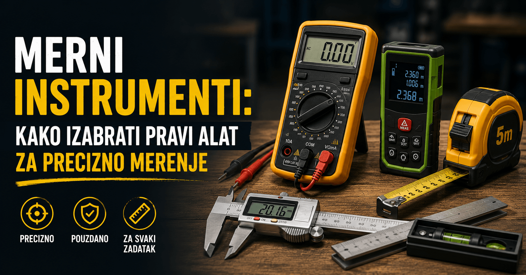 Merni instrumenti: kako izabrati pravi alat za precizno merenje