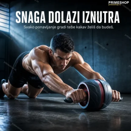AB Carver Pro – Točak za Trbušnjake sa Oprugom od Ugljeničnog Čelika