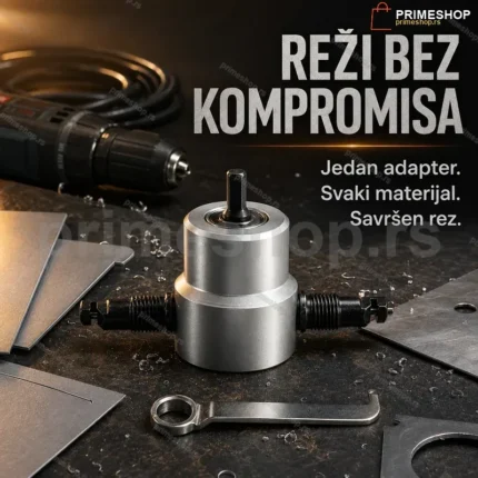 Adapter sekač za lim za bušilicu i akumulatorski alat
