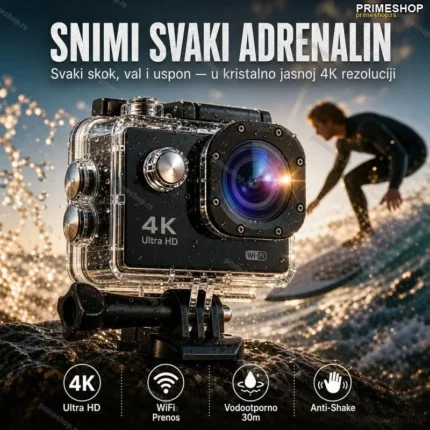 Akciona sportska KAMERA ULTRA HD 4K WiFi