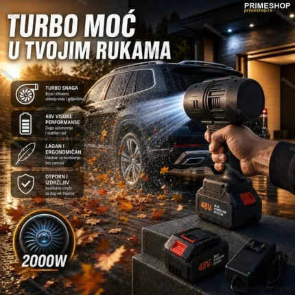 Aku Turbo Fen 2000W + DVE Baterije