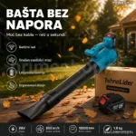 Akumulatorski Duvač Lišća 188V – Bežično Čišćenje Bašte