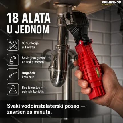 Alat za slavine 18 u 1