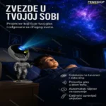 Alien Lampa zvezdano nebo koji ponavlja reci