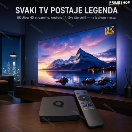 Android 14 Smart TV Box 8K – Allwinner H313, 64GB, Ultra HD streaming