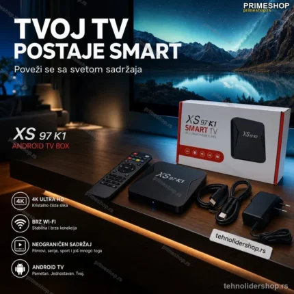 Android TV Box XS97-K1 4K – Smart Multimedia Uređaj 2GB/16GB