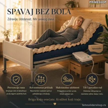 Antidekubitalni Vazdušni Dušek – Zaštita od Dekubitusa za Kućnu i Medicinsku Negu