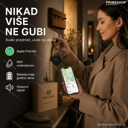 Apple AirTag Smart Tag – GPS Praćenje Ključeva i Predmeta