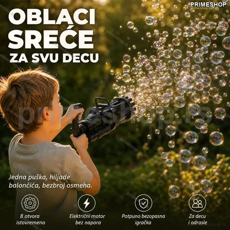 Automatska Puška za Balončiće Automatska Puška za Balončiće