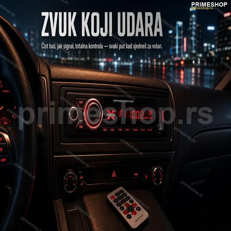 AutoMusic Auto Radio MP3 Plejer 4×60W sa USB i SD Karticom AutoMusic Auto Radio MP3 Plejer 4×60W sa USB i SD Karticom