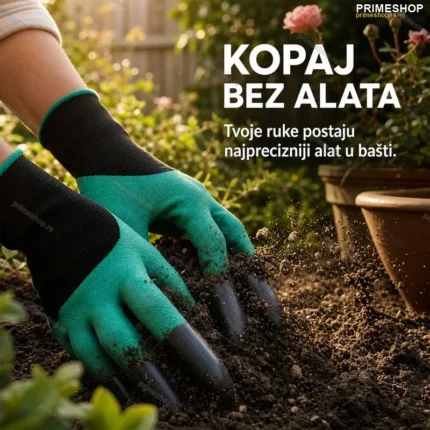 BaštaPro™ Rukavice sa Kandžama za Baštu — 2 Para