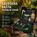 Baštenski Set Alata 10-delni – Komplet sa Futrolom za Baštu i Balkon