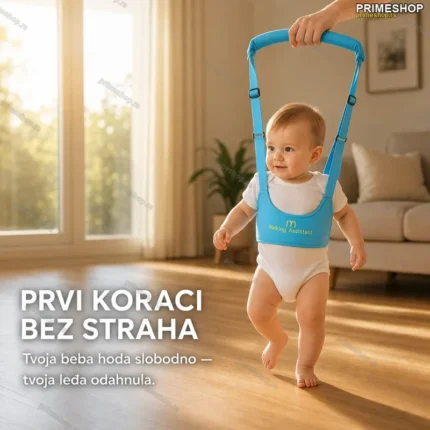 Bebi Hodalica sa Podesivim Trakama — Podrška za Prve Korake