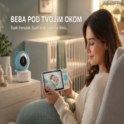 Bebi Monitor sa WiFi i Alarmom — Nadzor Bebe u Realnom Vremenu