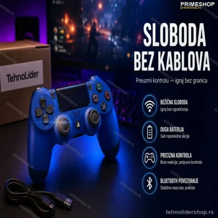 Bežični Džojstik za PS4 – DoubleShock 4 Gamepad Plavi