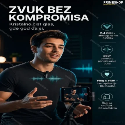 Bezicni mikrofon za telefon Android i IOS