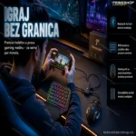 Bežični Set 4u1 – Tastatura, Miš i Bluetooth Prijemnik za Mobilni Telefon