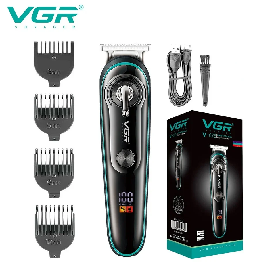 Bežični trimer za bradu i kosu VGR V-075 bežični trimer VGR - u upotrebi