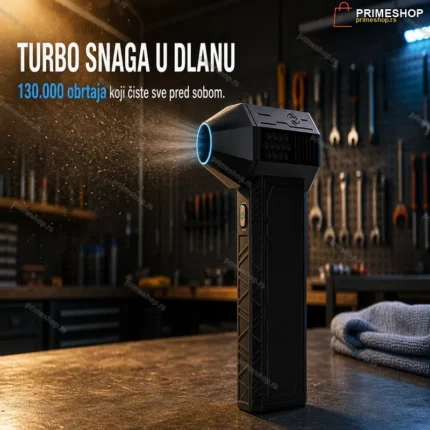 Bežični turbo duvač vazduha sa motorom 130.000 RPM