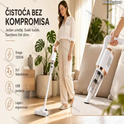 Bezicni usisivac 2u1