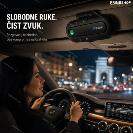 Bluetooth Handsfree za Auto – Speakerphone sa HD Glasom i Multipoint Vezom