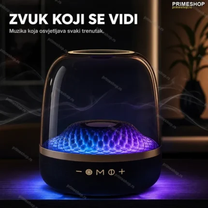 Bluetooth zvučnik sa LED osvetljenjem LP90 — prenosiv, snažan bas, do 10m dometa