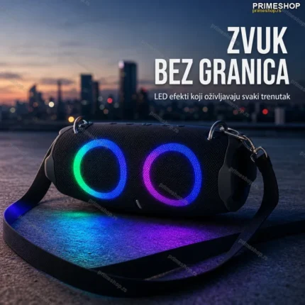 Bluetooth Zvučnik XTRMM LED 4 – 10W, FM Radio, USB i Micro SD