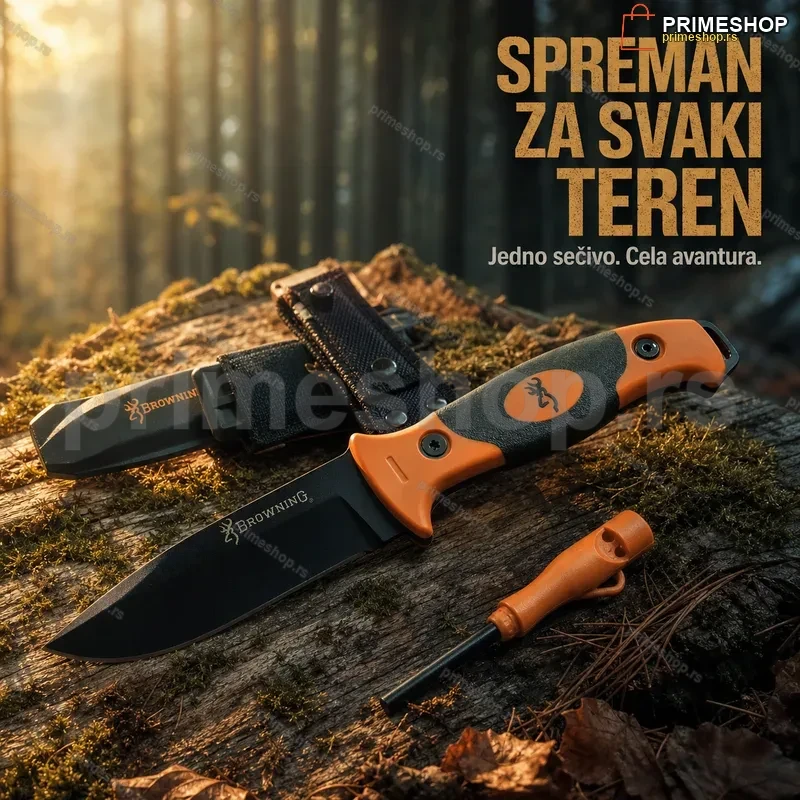 browning-lovacki-noz-s-kresivom-ostracem-i-futrolom-primeshop Browning lovački nož s kresivom, oštračem i futrolom