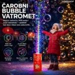 Bubble Vatromet – Mašina za Mehuriće sa LED Svetlima i Zvučnim Efektima