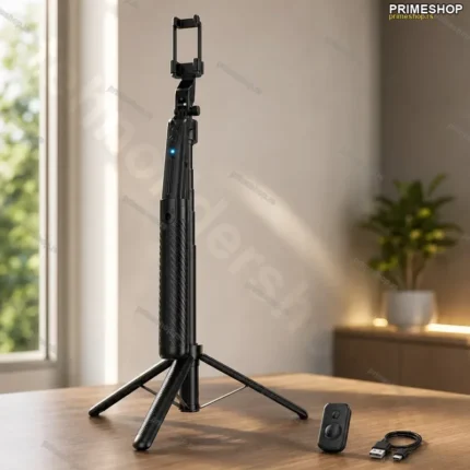 C12 Selfie Stativ 1.8M sa Automatskim Praćenjem Lica – Rotirajući Tripod za Telefon, Vlog i Snimanje