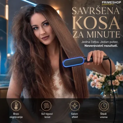 Četka za Ispravljanje Kose 2u1