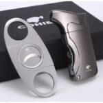 COHIBA SET upaljac brener i sekač noz za tompuse - u upotrebi