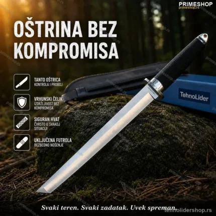 Cold Steel Magnum Kobun Tanto Nož – Puno Trno, 43,5 cm