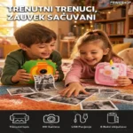 Dečija Kamera sa Štampačem i 6 rolni