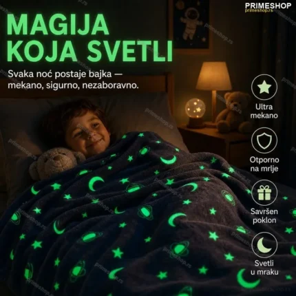 Dečije magično ćebe koje svetli u mraku