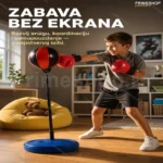 Dečiji boks set sa stojećom vrećom — PU materijal, za decu od 6 godina