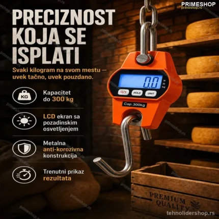 Digitalna Kantar Vaga 300kg – Precizno Merenje za Dom i Profesionalnu Upotrebu