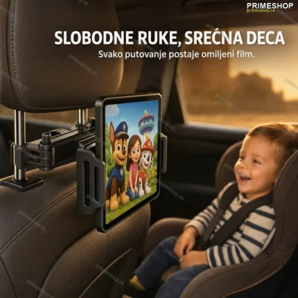 Držač za telefon i tablet za zadnje sedište u kolima