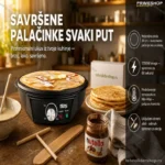 DSP Aparat za Palačinke KC3018 – Električna Ploča 30 cm, 1200W