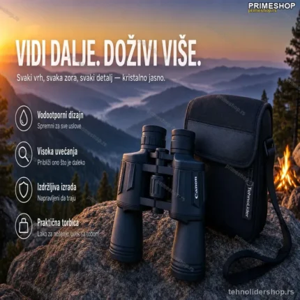 Dvogled Vodootporan 20-50 mm – Gumiran, za Lov, Pecanje i Planinarenje