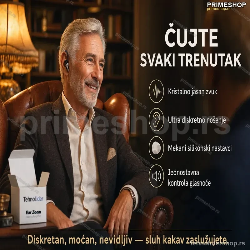 Ear Zoom Pojačivač Sluha – Diskretan Slušni Aparat za Jasnu Komunikaciju Ear Zoom Pojačivač Sluha – Diskretan Slušni Aparat za Jasnu Komunikaciju