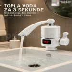 Električna protokna slavina sa LCD displejem i bojlerom