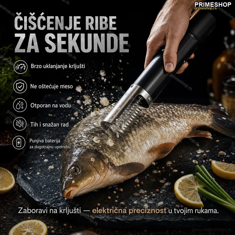 Elektricni aparat za ciscenje ribe Elektricni aparat za ciscenje ribe