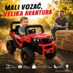 Električni Džip za Decu sa Daljinskim Upravljačem – Sigurna Vožnja