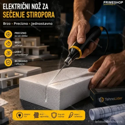Električni Nož za Stiropor – Termalni Rezač za Precizno Sečenje