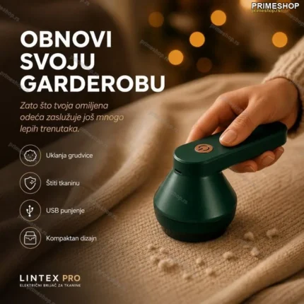 Električni odstranjivač vlakana i grudvica