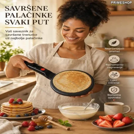 Električni tiganj za palačinke – savršene palačinke bez muke!